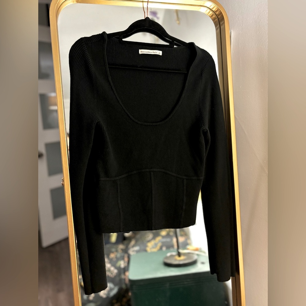 Abercrombie Corset Knit Sweater